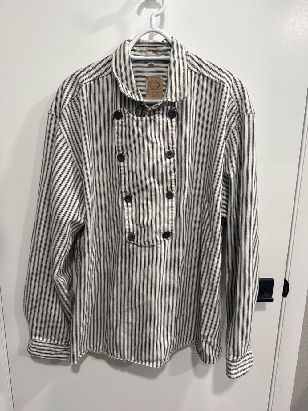 Vintage Wah Maker True West Arizona Bib Shirt Men’s XL Western Striped Cotton